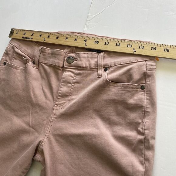 Buffalo David Bitton Women’s AUBREY Mid Rise Pink Ankle Jeans Stretch Size 10/30 - Picture 7 of 16